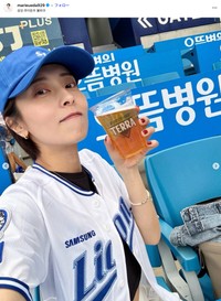 上田まりえさんの公式インスタグラムから