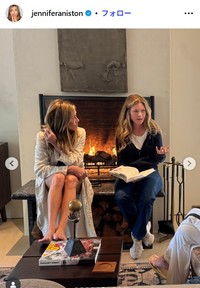 ジェニファー・アニストンのインスタグラム＠jenniferanistonより