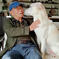 テラゾーくんに会いに来てくれたじぃじテラゾーくん（画像提供：テラゾーさん）