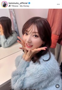 武藤十夢インスタグラム(＠tommuto_official)より