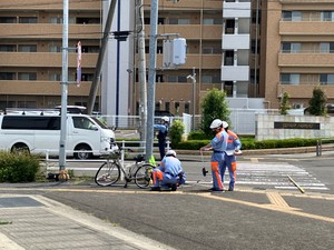 【速報】仙台・宮城野区　トラックと自転車が接触　自転車の高齢男性が意識不明の重体
