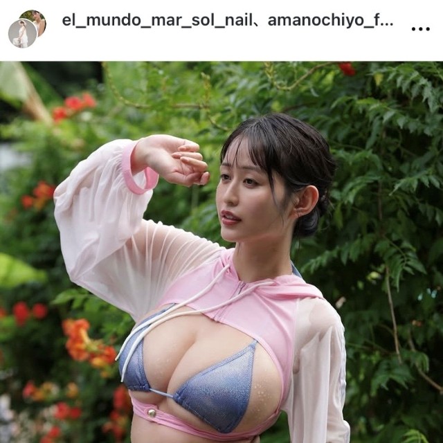天野ちよインスタグラム(@el_mundo_mar_sol_nail)より