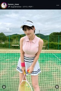 はのんまゆさんのインスタグラム（@hanon_inws）より
