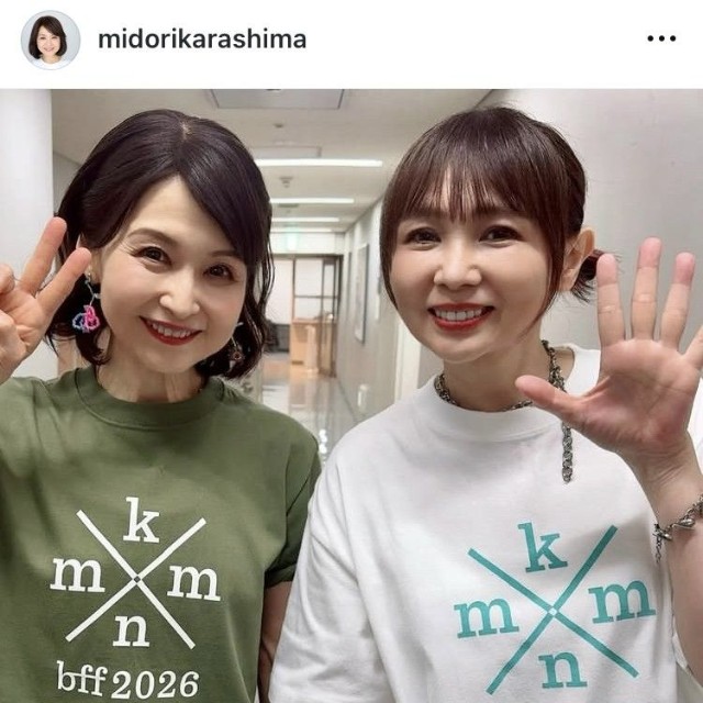 辛島美登里インスタグラム＠midorikarashimaより