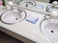 つかった後はきれいにという心が他のお客さんにも伝わったのかもしれません（仁木さん提供）
