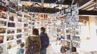 「10年の幸福写真」　展示の様子／宮城・石巻市（提供：平井慶祐さん）