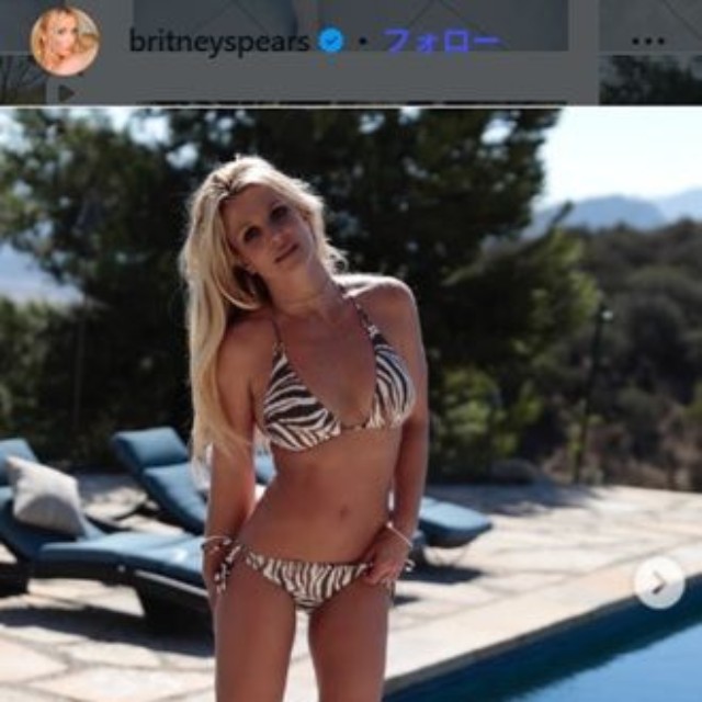 ブリトニー・スピアーズのインスタグラム＠britneyspearsより