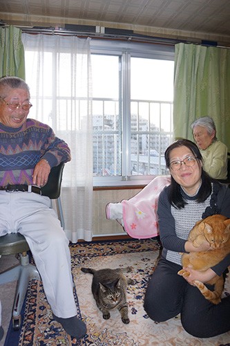 ３年前、家を訪ねた時