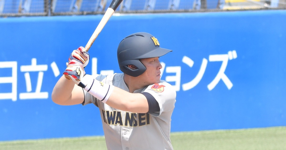 野球 関学・石井雄也 捕手から三塁に転向し打撃開眼、全国の舞台でも躍動 4years. 学生スポーツ