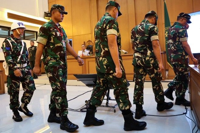Indonesian military court jails four officers involved in acid attack ...
