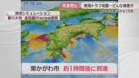 津波シミュレーション（香川大学　金田義行 特任教授 提供）
