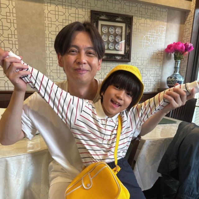 河相我聞さんと子役の田村奏多さん（ドラマ「再生のウズメ」（@new_dodora_tokaitv）公式インスタグラムから）