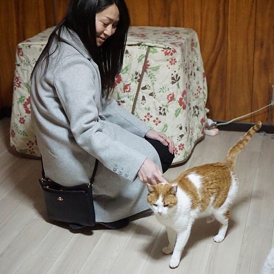 借家を訪れた夏織さん