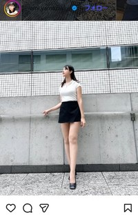 山崎あみのインスタグラム＠__ami.yamazaki__より