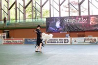 音楽に合わせて飼い主さんと一緒にダンス♫（提供：ぽぽさん）