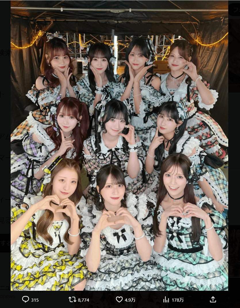 ＝LOVEの公式Xアカウント（@Equal_LOVE_12）より