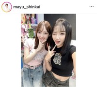 新貝まゆアナウンサーのインスタグラム＠mayu_shinkaiより