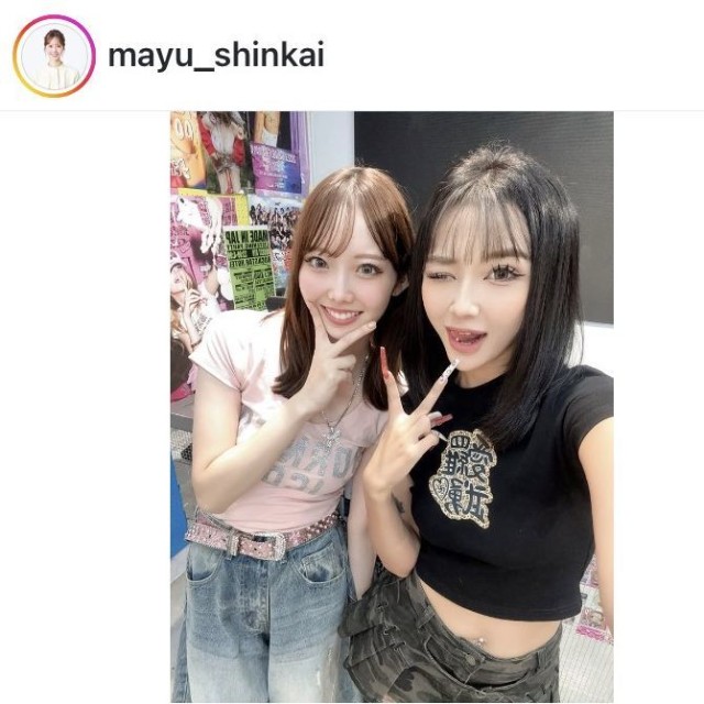 新貝まゆアナウンサーのインスタグラム＠mayu_shinkaiより