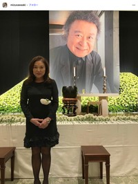 水沢アキさん「篠山紀信先生を偲ぶ会がありました」（本人のインスタグラム、2024年12月の投稿から）