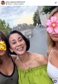中村江里子さんの公式インスタグラムから