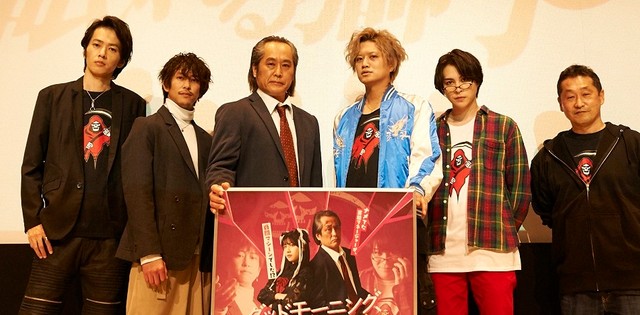 イベントに参加した（左から）椿隆之、佐野岳、高岩成二、井上正大、西銘駿、坂本浩一監督＝都内