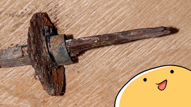 庭から刀が出てきてしまった！？