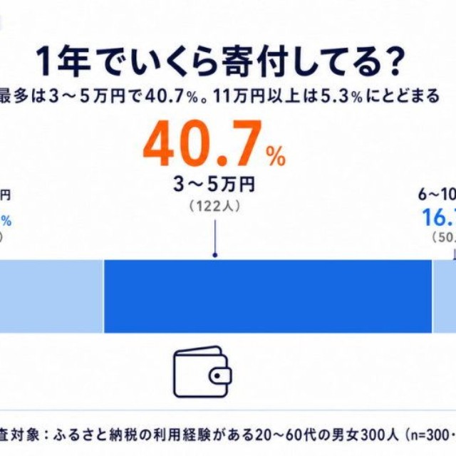 年間の寄付総額（提供画像）