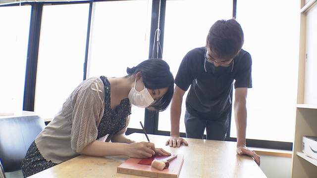 香川県漆芸研究所が開いたオープンキャンパス