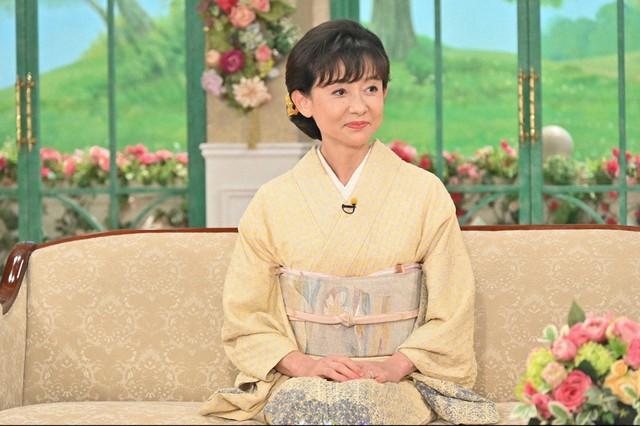 「徹子の部屋」に出演した斉藤慶子さん＝テレビ朝日提供