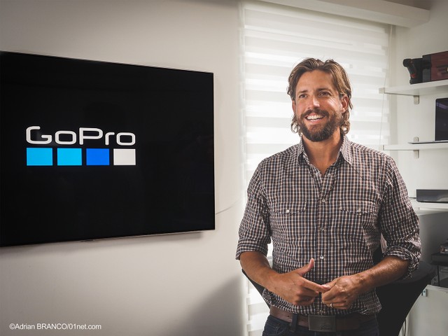 GoPro創設者で現CEOのニック・ウッドマン　ⒸAdrian BRANCO/01net.com