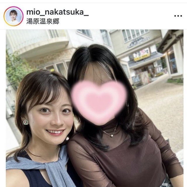 中塚美緒アナウンサーのインスタグラム＠mio_nakatsuka_より
