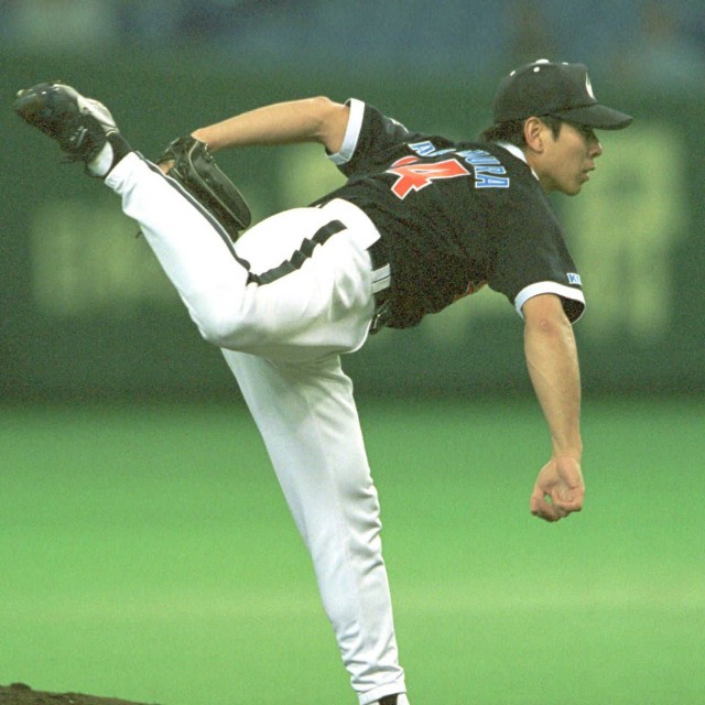近鉄の髙村祐投手＝2001年6月撮影