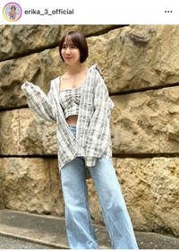 山川恵里佳インスタグラム＠erika_3_officialより