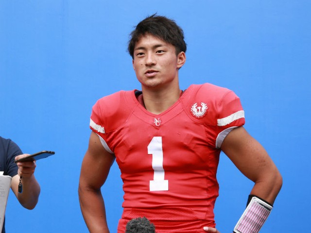 アメフト - 1年生QBが躍動 日本大学フェニックスが関西学院大を下して