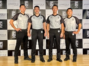 Bリーグの新レフェリーウェア、カジュアルファッション「アダストリア」とコラボ