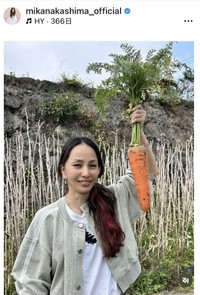 中島美嘉のインスタグラム＠mikanakashima_officialより
