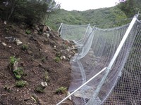 備前県民局提供　落石緩衝柵