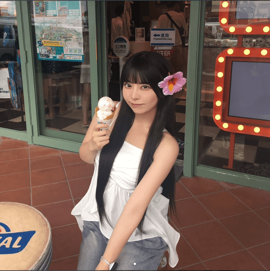 永瀬碧のインスタグラム（＠isin_odensin.o8）より