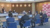 岡山県新型コロナ対策本部会議（岡山県庁　19日）