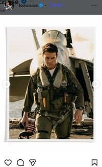 トム・クルーズのインスタグラム＠tomcruiseより