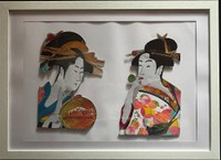 見覚えのある飲料の柄が着物に（nacchon19さん提供）