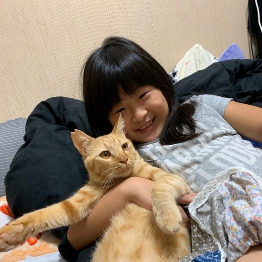 新しい家族のもとでの福みつ