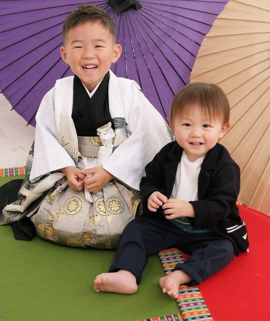 しょうげん君の七五三、かっこいい！（提供：＠_momoka_igさん）
