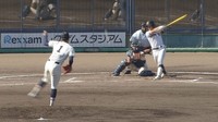 8回 高松商・川原が同点タイムリー