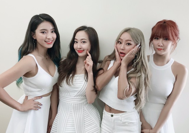 韓国で“サマークイーン”として人気を博したSISTAR（左から）ボラ、ダソム、ヒョリン、ソユ（出典：SISTAR公式X@sistarsistar）
