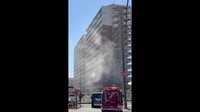 火事があった市営住宅　岡山市北区野田