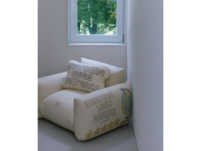everyone loves MARENCO stamp クッション 完売品 arflex × everyone 特別コラボレーション】 〈everyone loves MARENCO