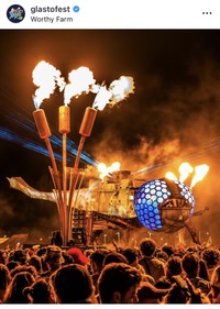 グランストンベリー・フェスティバルのインスタグラム＠glastofestより