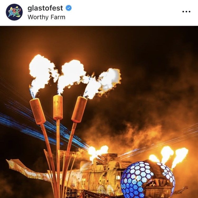 グランストンベリー・フェスティバルのインスタグラム＠glastofestより
