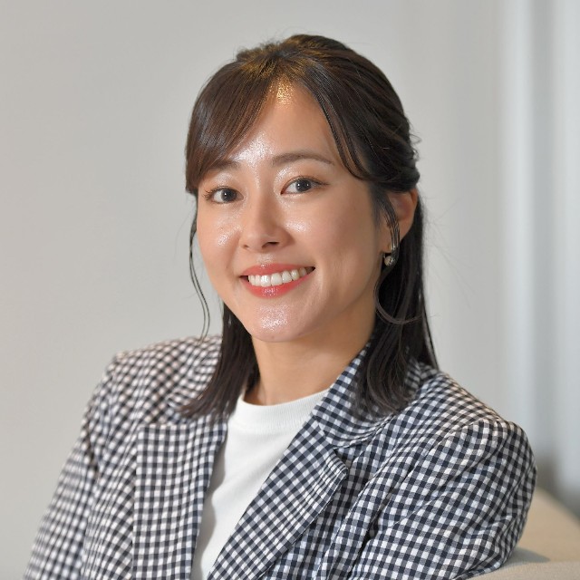 前田春香アナウンサー（撮影・出月俊成）